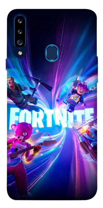 Чехол itsPrint Fortnite для Samsung Galaxy A20s, игры, купить оптом с доставкой