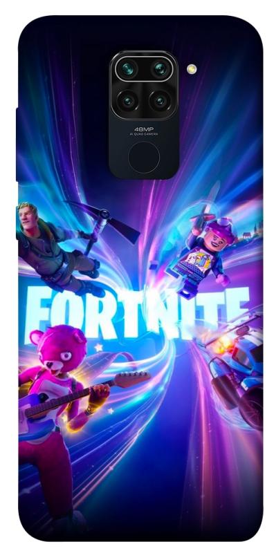 Чехол itsPrint Fortnite для Xiaomi Redmi Note 9 / Redmi 10X, игры, купить оптом с доставкой