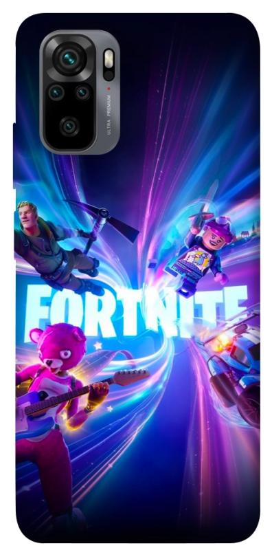 Чехол itsPrint Fortnite для Xiaomi Redmi Note 10 / Note 10s, игры, купить оптом с доставкой