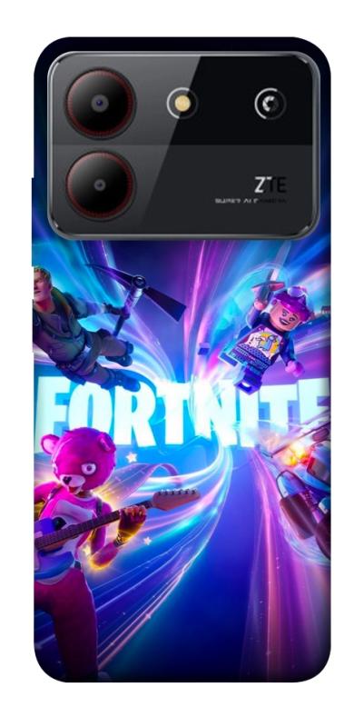 Чохол itsPrint Fortnite для ZTE Blade A54 4G, ігри, купити оптом з доставкою