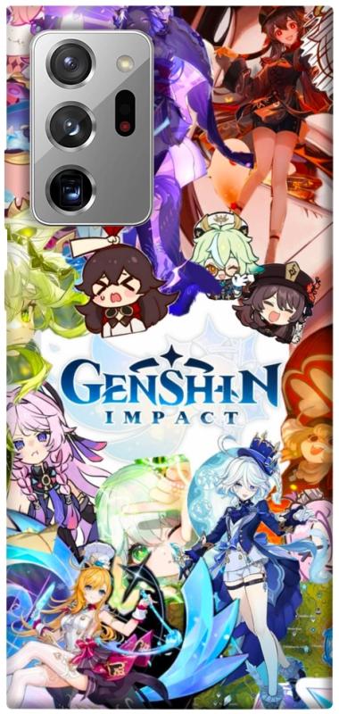 Чохол itsPrint Genshin impact для Samsung Galaxy Note 20 Ultra, ігри, купити оптом з доставкою