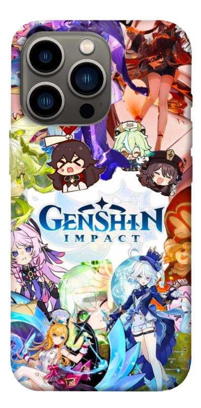 Чехол itsPrint Genshin impact для Apple iPhone 13 Pro (6.1"), игры, купить оптом с доставкой