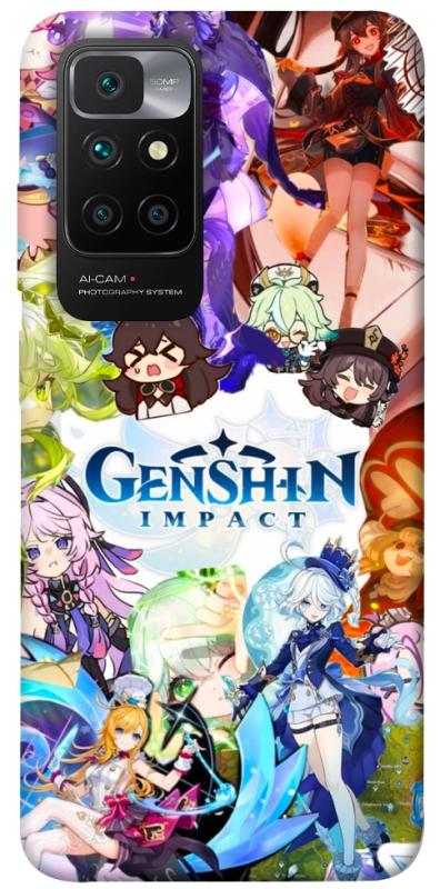 Чохол itsPrint Genshin impact для Xiaomi Redmi 10, ігри, купити оптом з доставкою