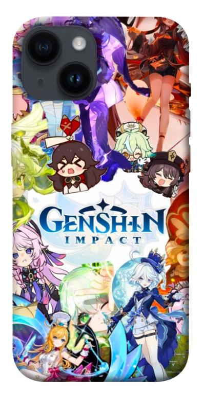 Чохол itsPrint Genshin impact для Apple iPhone 14 (6.1"), ігри, купити оптом з доставкою