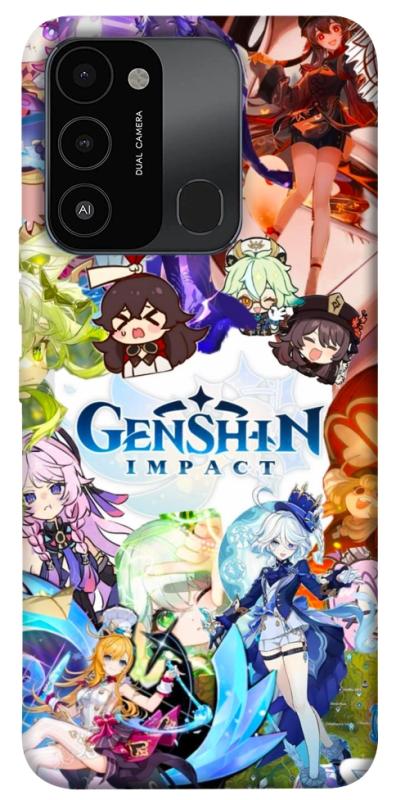 Чохол itsPrint Genshin impact для TECNO Spark 8C, ігри, купити оптом з доставкою