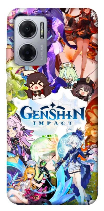 Чехол itsPrint Genshin impact для Xiaomi Redmi Note 11E, игры, купить оптом с доставкой