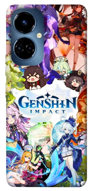 Чохол itsPrint Genshin impact для TECNO Camon 19 (CI6n) / 19 Pro (CI8n), ігри, купити оптом з доставкою