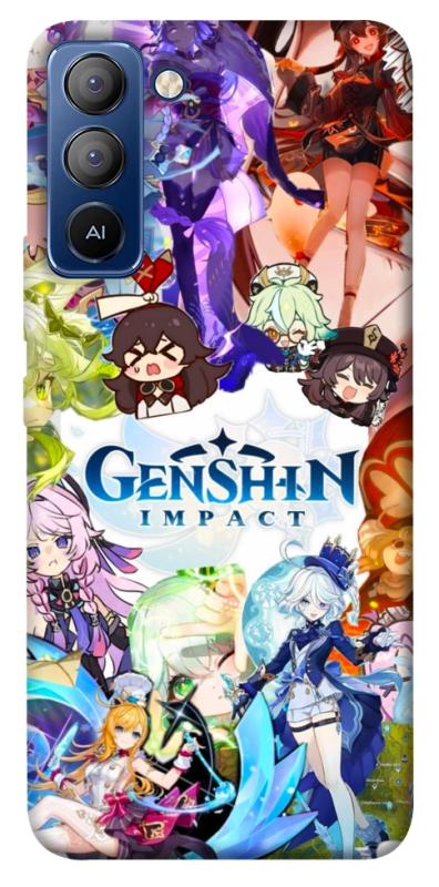 Чохол itsPrint Genshin impact для TECNO Pop 5 LTE, ігри, купити оптом з доставкою