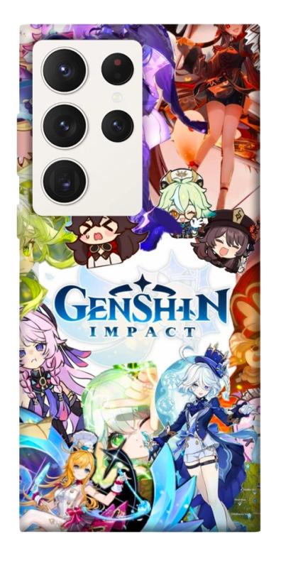Чехол itsPrint Genshin impact для Samsung Galaxy S23 Ultra, игры, купить оптом с доставкой