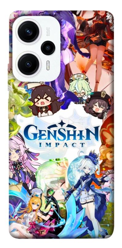 Чохол itsPrint Genshin impact для Xiaomi Poco F5 / Note 12 Turbo, ігри, купити оптом з доставкою