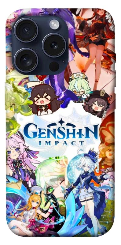 Чехол itsPrint Genshin impact для Apple iPhone 15 Pro (6.1"), игры, купить оптом с доставкой