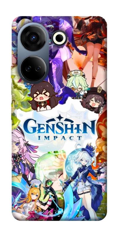 Чехол itsPrint Genshin impact для TECNO Camon 20 Pro (CK7n), игры, купить оптом с доставкой
