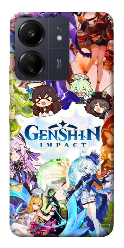 Чехол itsPrint Genshin impact для Xiaomi Redmi 13C, игры, купить оптом с доставкой
