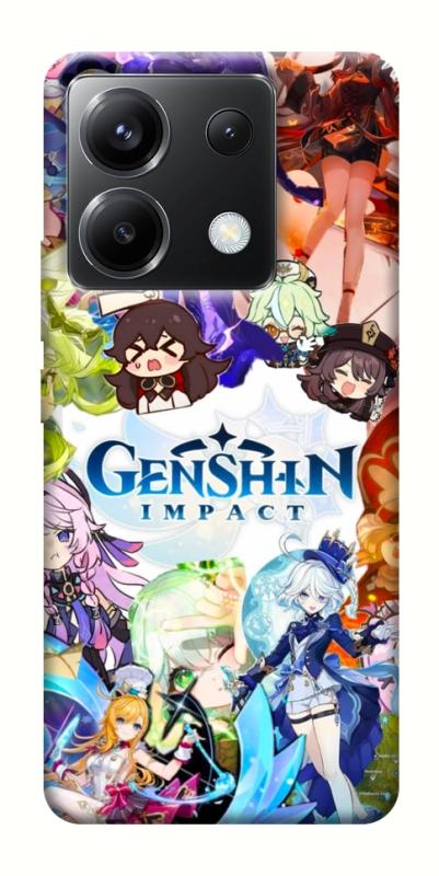 Чехол itsPrint Genshin impact для Xiaomi Poco X6, игры, купить оптом с доставкой