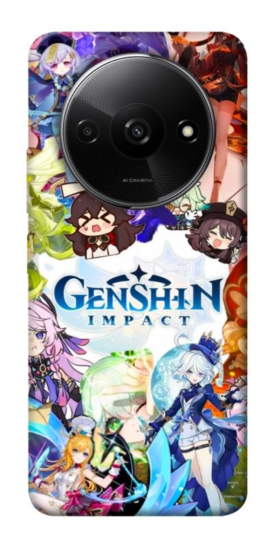 Чехол itsPrint Genshin impact для Xiaomi Redmi A3, игры, купить оптом с доставкой