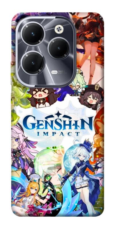 Чохол itsPrint Genshin impact для Infinix Hot 40, ігри, купити оптом з доставкою