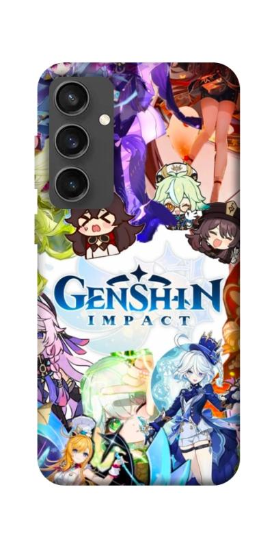 Чохол itsPrint Genshin impact для Samsung Galaxy S24 FE, ігри, купити оптом з доставкою