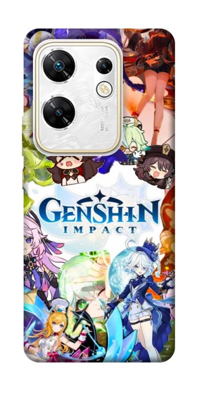 Чохол itsPrint Genshin impact для Infinix Zero 30 4G, ігри, купити оптом з доставкою