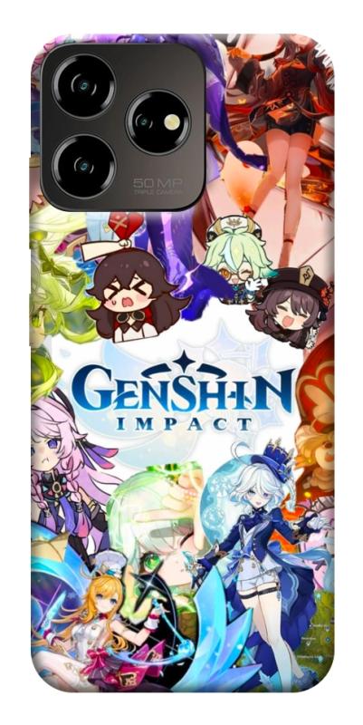 Чохол itsPrint Genshin impact для ZTE Blade V50 Desing 4G, ігри, купити оптом з доставкою