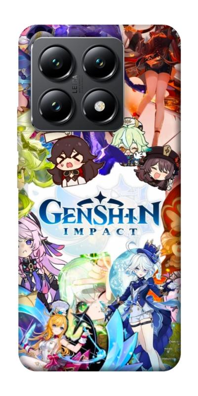 Чехол itsPrint Genshin impact для Xiaomi 14T, игры, купить оптом с доставкой