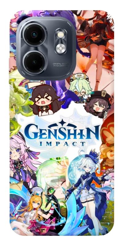 Чехол itsPrint Genshin impact для Infinix Smart 9 4G / Hot 50i, игры, купить оптом с доставкой