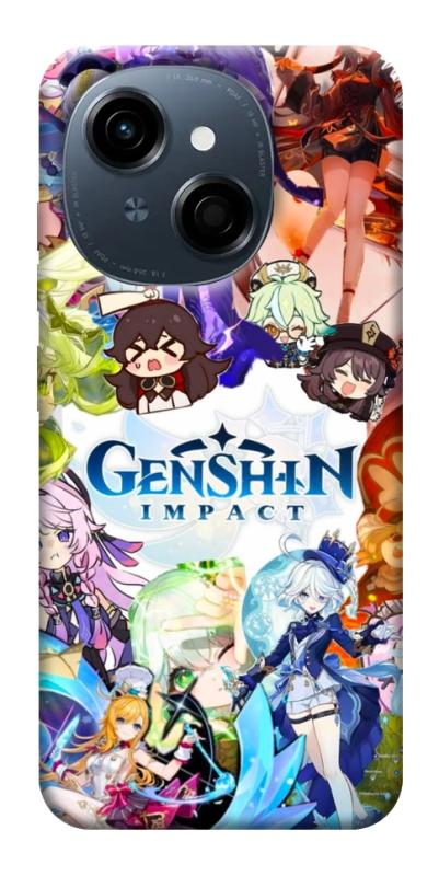 Чехол itsPrint Genshin impact для TECNO Spark Go 1, игры, купить оптом с доставкой