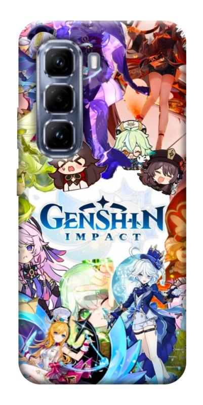 Чохол itsPrint Genshin impact для Infinix Hot 50 Pro, ігри, купити оптом з доставкою