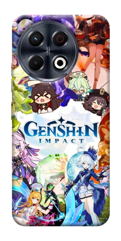 Чохол itsPrint Genshin impact для TECNO Spark 30 Pro (KL7), ігри, купити оптом з доставкою