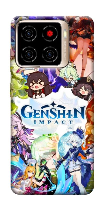 Чохол itsPrint Genshin impact для ZTE Blade A56, ігри, купити оптом з доставкою
