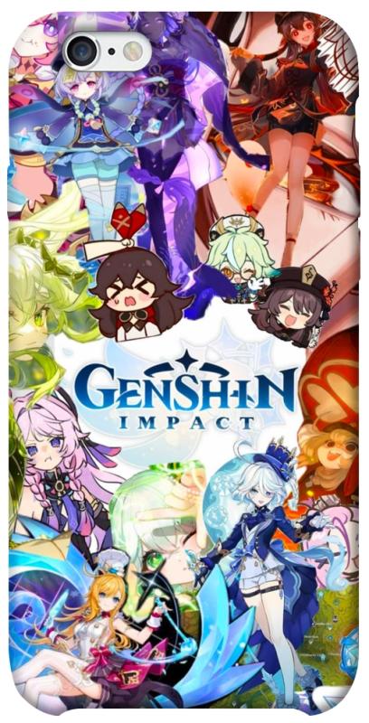 Чохол itsPrint Genshin impact для Apple iPhone 6/6s (4.7"), ігри, купити оптом з доставкою