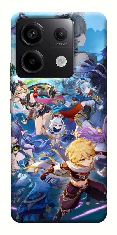 Чохол itsPrint Genshin nod krai для Xiaomi Redmi Note 13 Pro 4G, ігри, купити оптом з доставкою