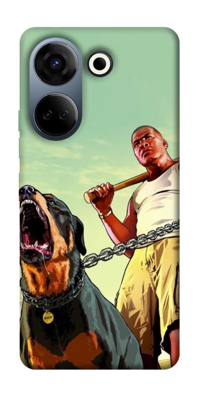 Чехол itsPrint Gta для TECNO Camon 20 Pro (CK7n), игры, купить оптом с доставкой