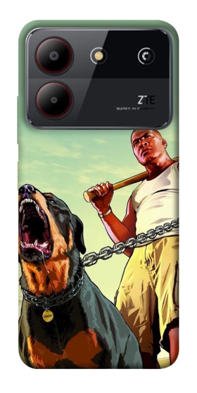 Чехол itsPrint Gta для ZTE Blade A54 4G, игры, купить оптом с доставкой