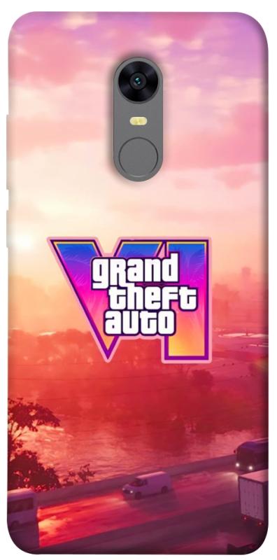 Чехол itsPrint GTA VI Vice City для Xiaomi Redmi 5 Plus / Redmi Note 5 (Single Camera), игры, купить оптом с доставкой