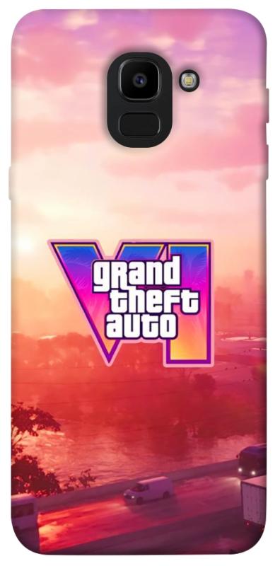 Чохол itsPrint GTA VI Vice City для Samsung J600F Galaxy J6 (2018), ігри, купити оптом з доставкою