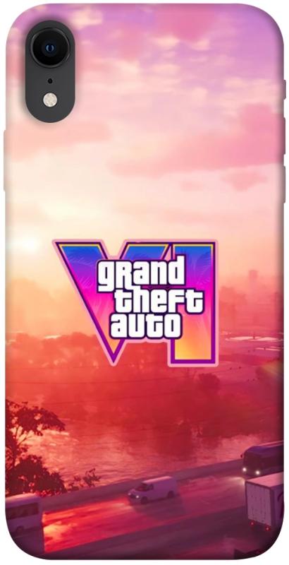 Чохол itsPrint GTA VI Vice City для Apple iPhone XR (6.1"), ігри, купити оптом з доставкою
