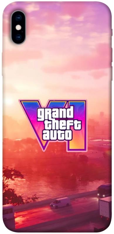 Чохол itsPrint GTA VI Vice City для Apple iPhone XS Max (6.5"), ігри, купити оптом з доставкою
