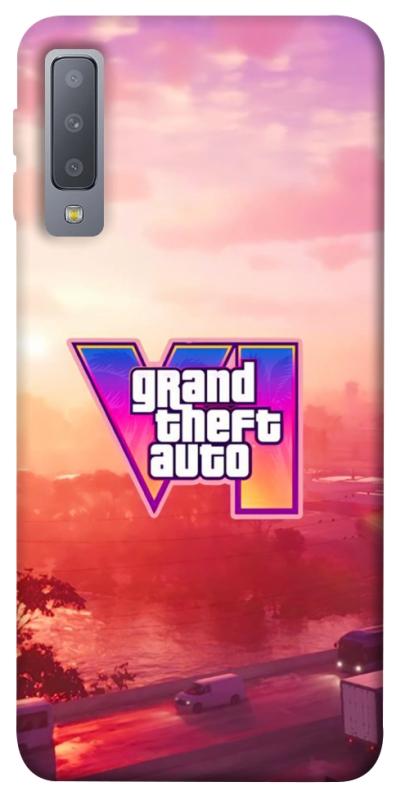 Чохол itsPrint GTA VI Vice City для Samsung A750 Galaxy A7 (2018), ігри, купити оптом з доставкою