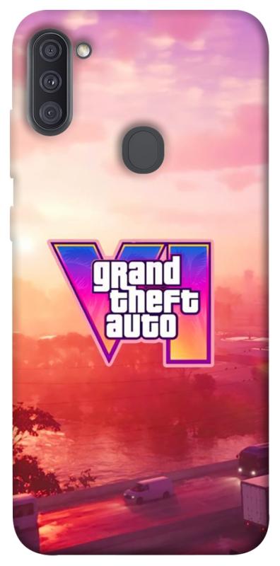 Чехол itsPrint GTA VI Vice City для Samsung Galaxy A11, игры, купить оптом с доставкой