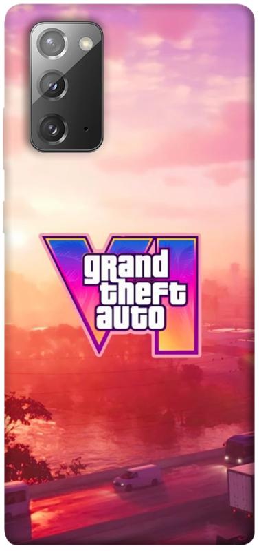 Чехол itsPrint GTA VI Vice City для Samsung Galaxy Note 20, игры, купить оптом с доставкой