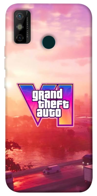 Чохол itsPrint GTA VI Vice City для TECNO Spark 6 Go, ігри, купити оптом з доставкою