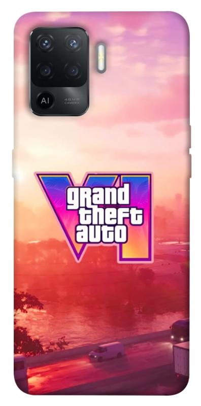 Чохол itsPrint GTA VI Vice City для Oppo Reno 5 Lite, ігри, купити оптом з доставкою