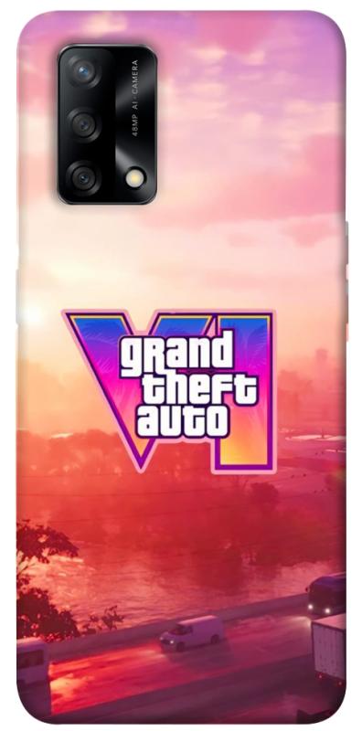 Чохол itsPrint GTA VI Vice City для Oppo A74 4G, ігри, купити оптом з доставкою