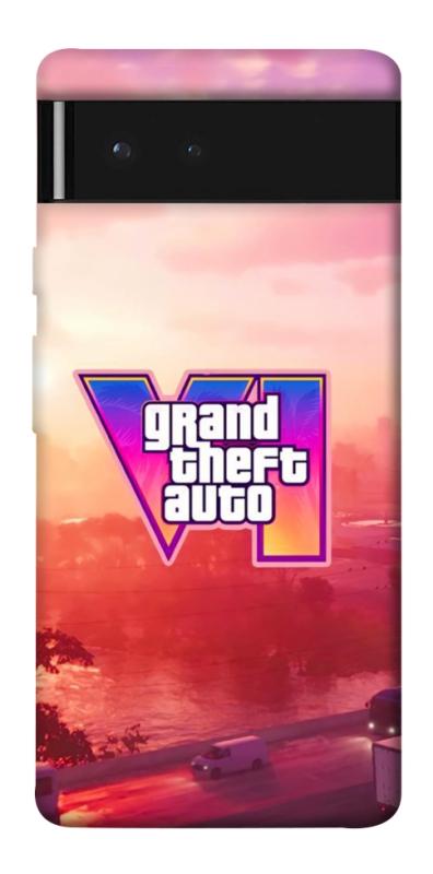 Чехол itsPrint GTA VI Vice City для Google Pixel 6, игры, купить оптом с доставкой