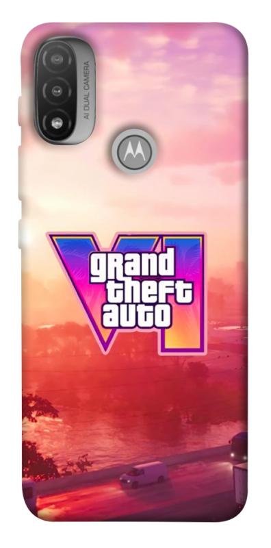 Чохол itsPrint GTA VI Vice City для Motorola Moto E20, ігри, купити оптом з доставкою