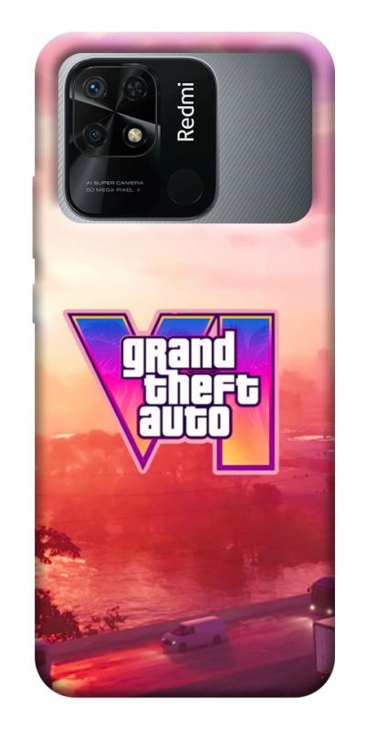 Чехол itsPrint GTA VI Vice City для Xiaomi Redmi 10C, игры, купить оптом с доставкой