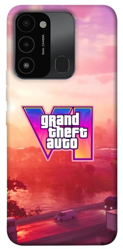 Чохол itsPrint GTA VI Vice City для TECNO Spark 8C, ігри, купити оптом з доставкою