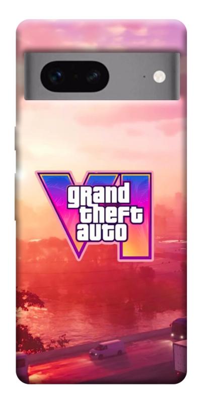 Чехол itsPrint GTA VI Vice City для Google Pixel 7, игры, купить оптом с доставкой