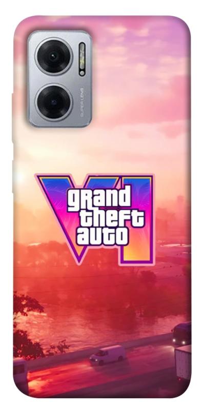 Чохол itsPrint GTA VI Vice City для Xiaomi Redmi Note 11E, ігри, купити оптом з доставкою