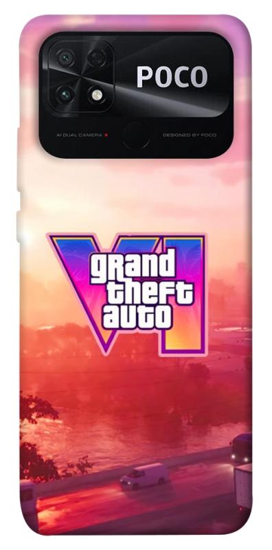 Чехол itsPrint GTA VI Vice City для Xiaomi Poco C40, игры, купить оптом с доставкой